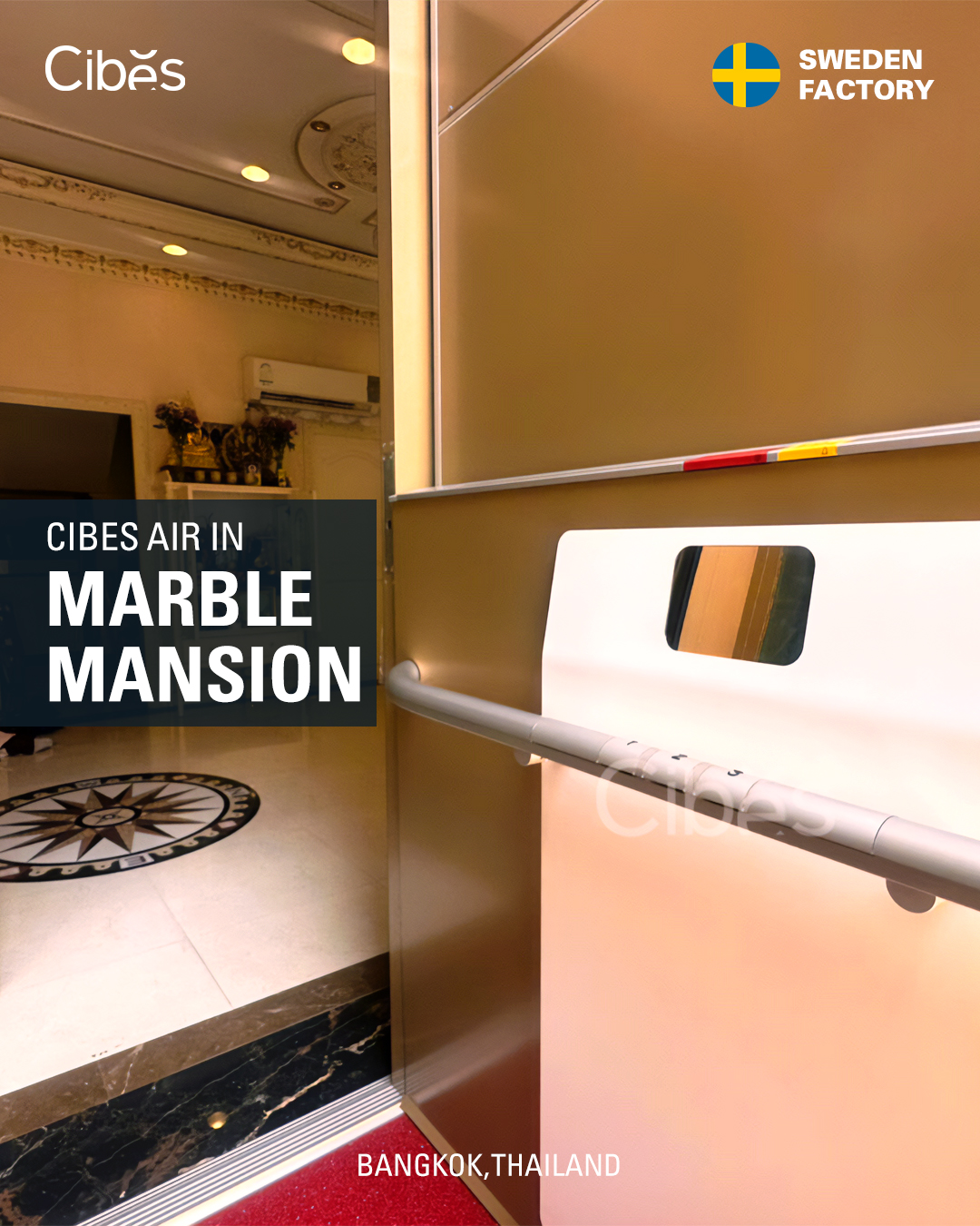 Cibes Air in Marble Mansion